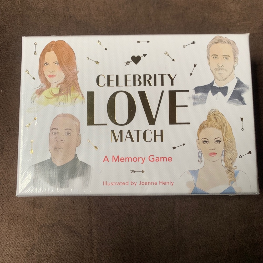 Celebrity Love Match: A Memory Game Card Game,
